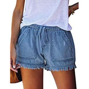 Women Shorts Casual  Waist Shorts for Summer